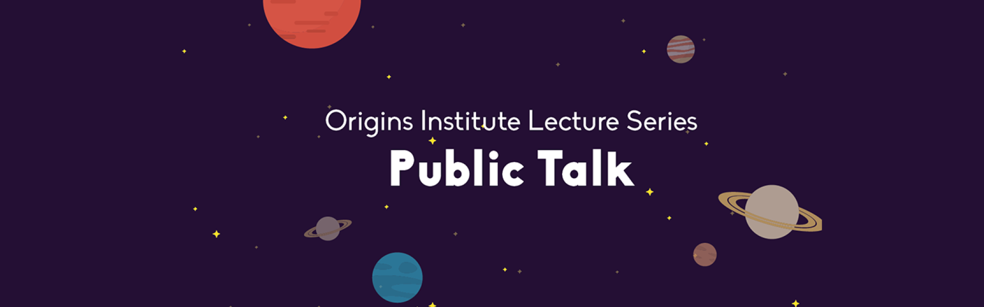 Origins Institute Lecture Series