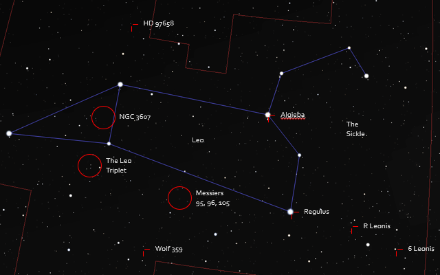 deep sky objects in Leo