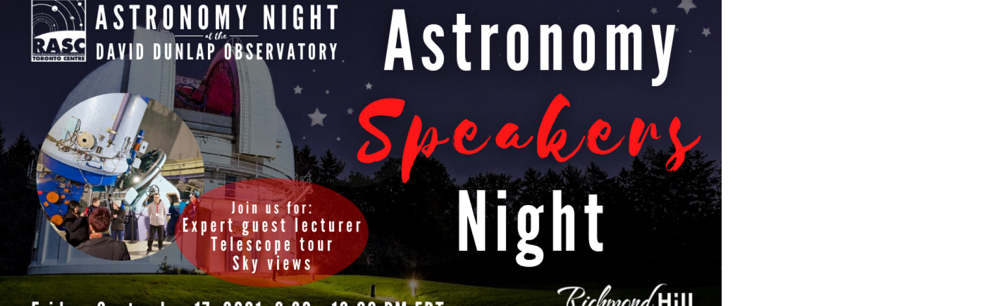 Astronomy Speaker's Night