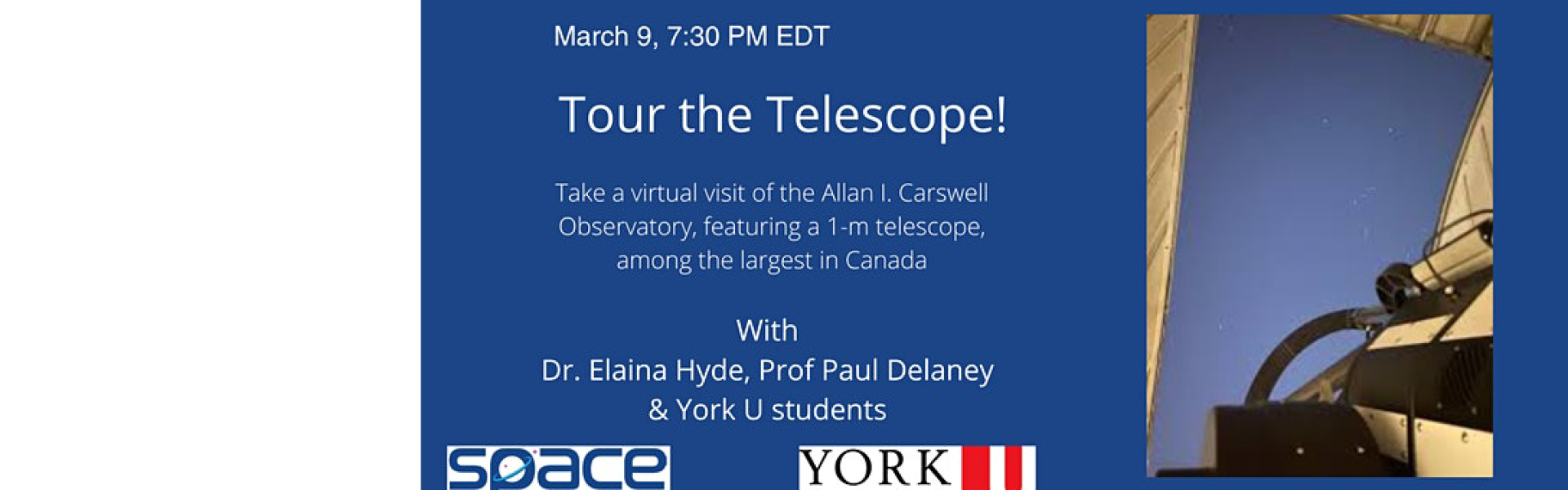 Tour of Allan Carswell Observatory