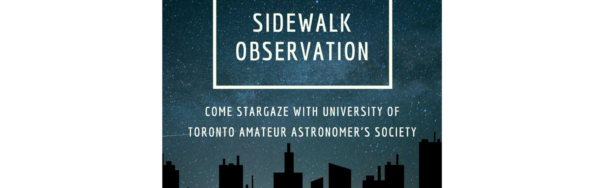 UTAAS Sidewalk Astronomy