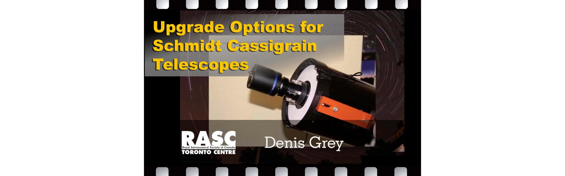 Upgrade Options for Schmidt Cassegrain Telescopes