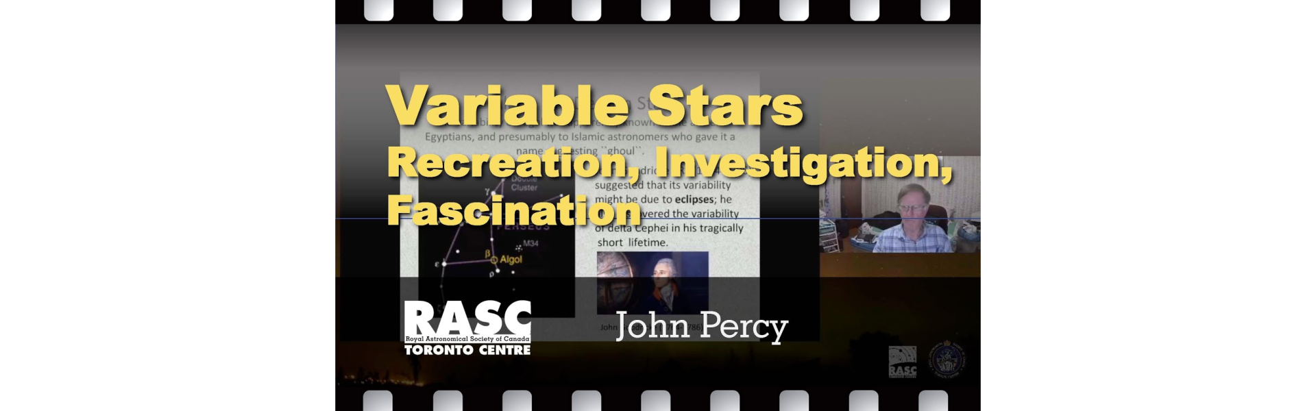 Variable Stars with John Percy