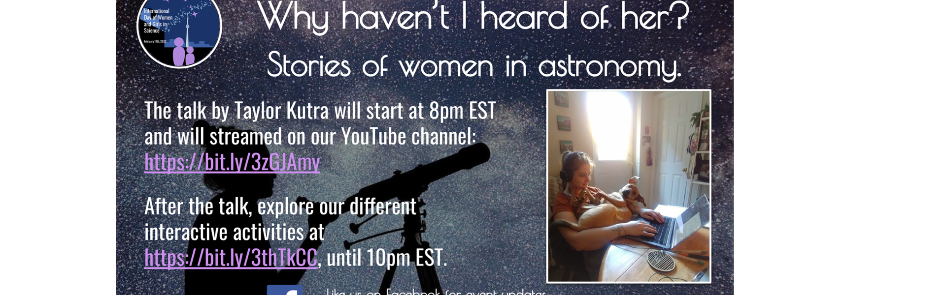 Why haven’t I heard of her? Stories of women in astronomy.