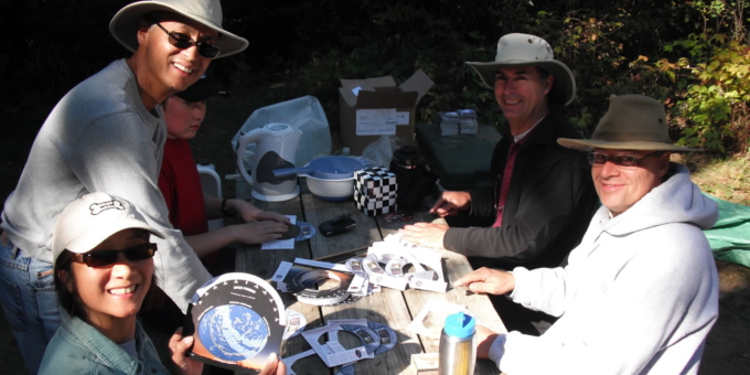 RASC volunteers assembling Star Finders